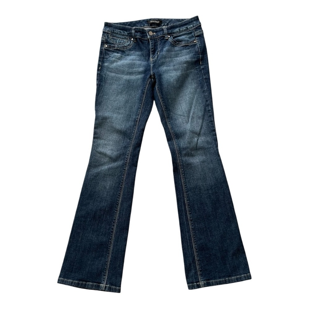 White House Black Market Women's Dark Indigo Boot-Cut Jeans- 28